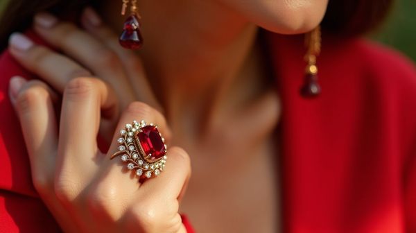 Exprimez votre style avec des bijoux rouge